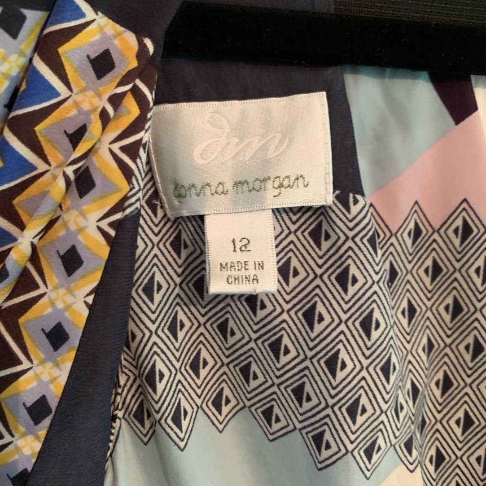 Donna Morgan Multi Pattern Dress - image 4